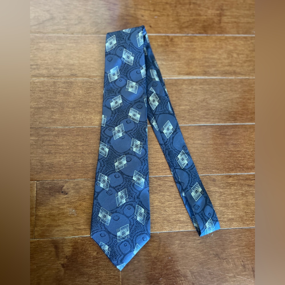 Bugatti Grey Silk Tie